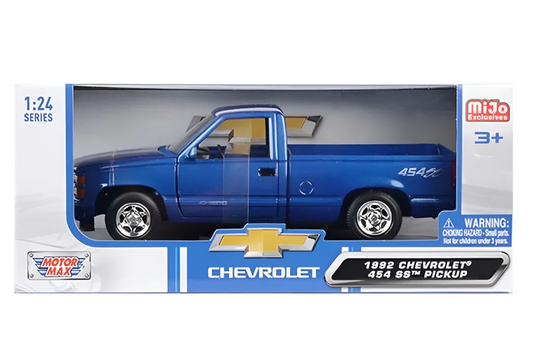 Chevrolet 454ss Pick Up Blue escala 1:24