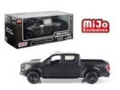 Ford F-150 Raptor 2017 Black escala 1:24