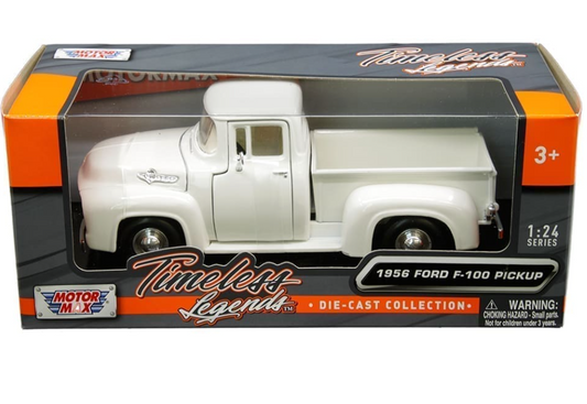 Ford 1956 F100 Truck White escala 1:24