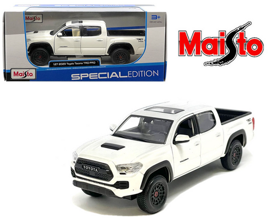 Tacoma Trd Pro 2023 White escala 1:27