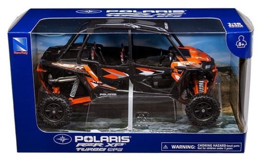 Polaris Rzr 1000 6.5" Orange 4 plazas escala 1:18