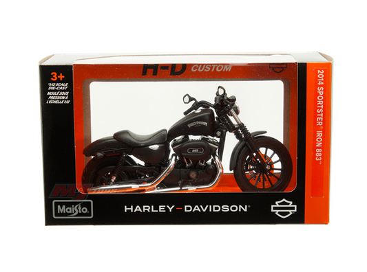Harley Davidson Sportster 2014 Iron 883 escala 1:12