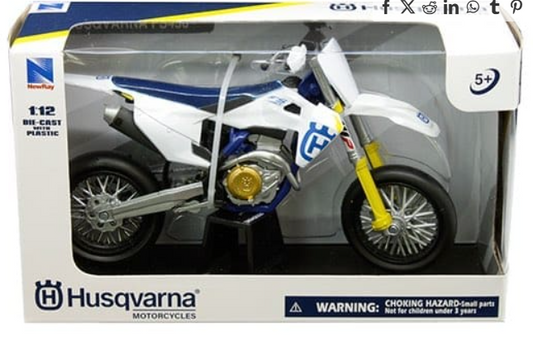 Husqavarna Fs450 Super Moto escala 1:12