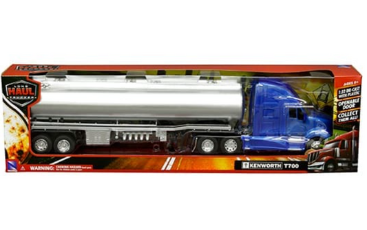 Kenworth T700 Oil Tanker Chrome Blue 1:32