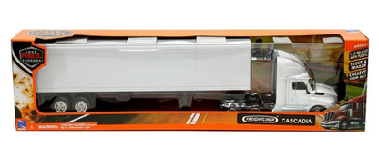 Freightliner Cascadia Dry Van White escala 1:43