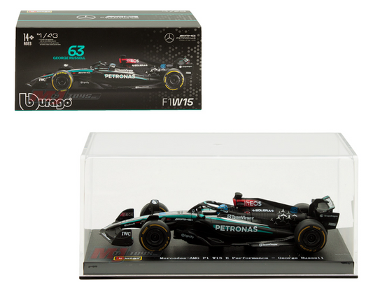 Mercedes Awg W15 #63 Russell escala 1:43