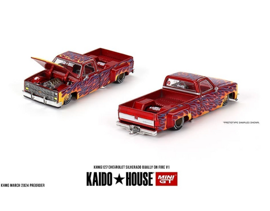 Chevrolet Silverado Dually On Fire V1-Kaido House