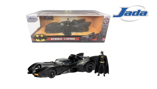 1989 Batman Batmobile W/Batman Jada 1:24