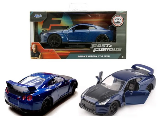 Brian´s Nissan Gt-r  (R35) Blue escala 1:32