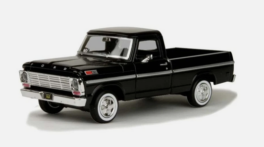 Ford 1969 F-100 Pick up Black escala 1:24