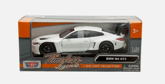 Bmw M4 Gt3 White escala 1:24