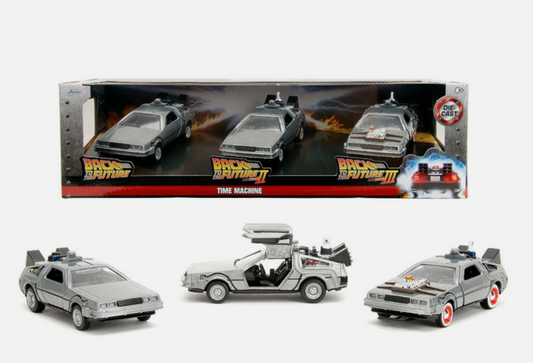 DeLorean 3 Pack escala 1:32