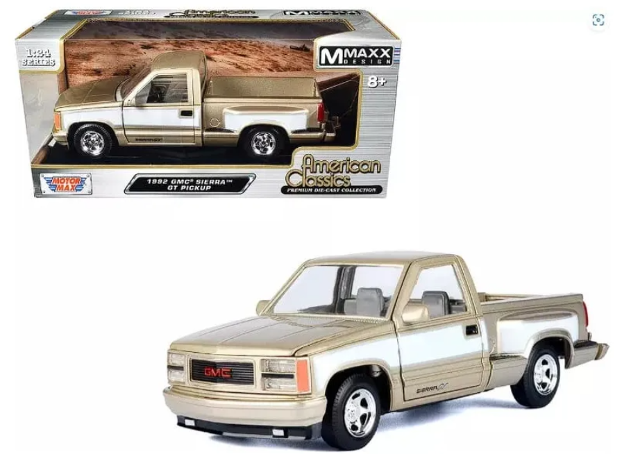 GMC Sierra GT Pick Up 1992 Beige Gold 01:24