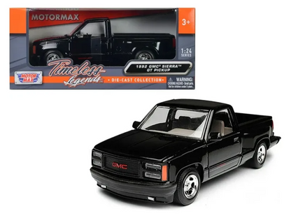 GMC Sierra GT Pick Up 1992 Black 01:24