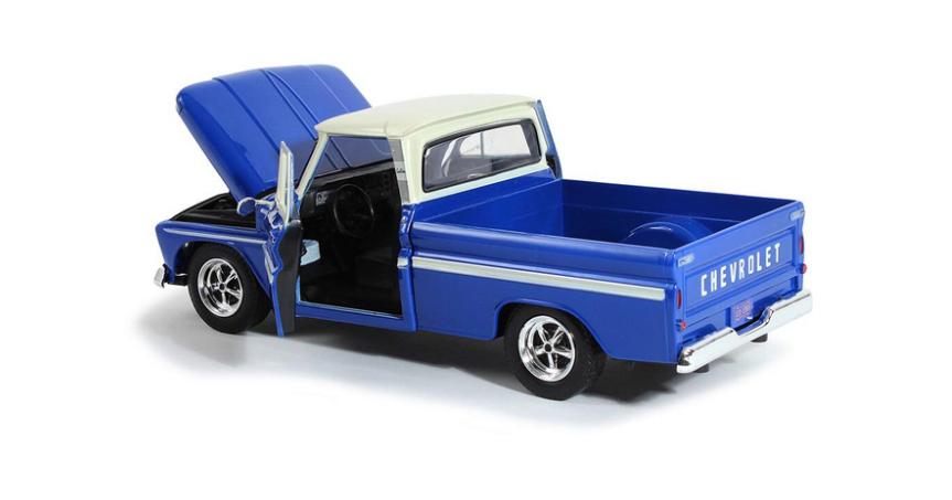 Chevy C10 Blue White 1966 01:24