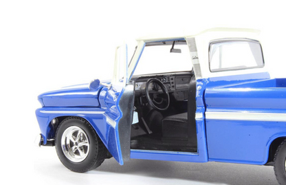 Chevy C10 Blue White 1966 01:24