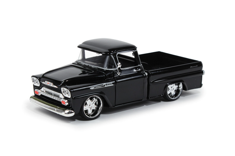 Chevy Apache Black 1958 01:24