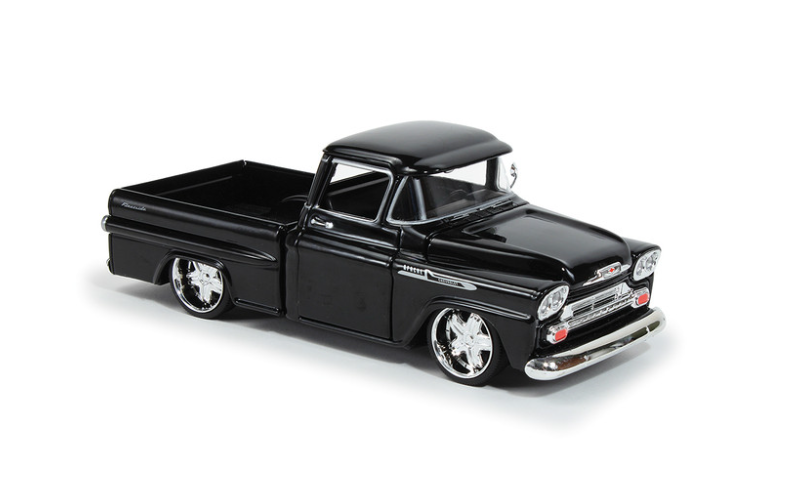 Chevy Apache Black 1958 01:24