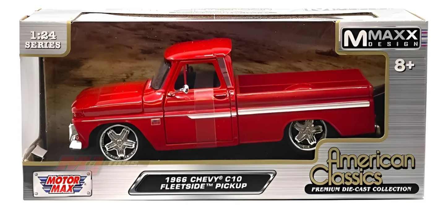 Chevy C10 Red 1966 01:24
