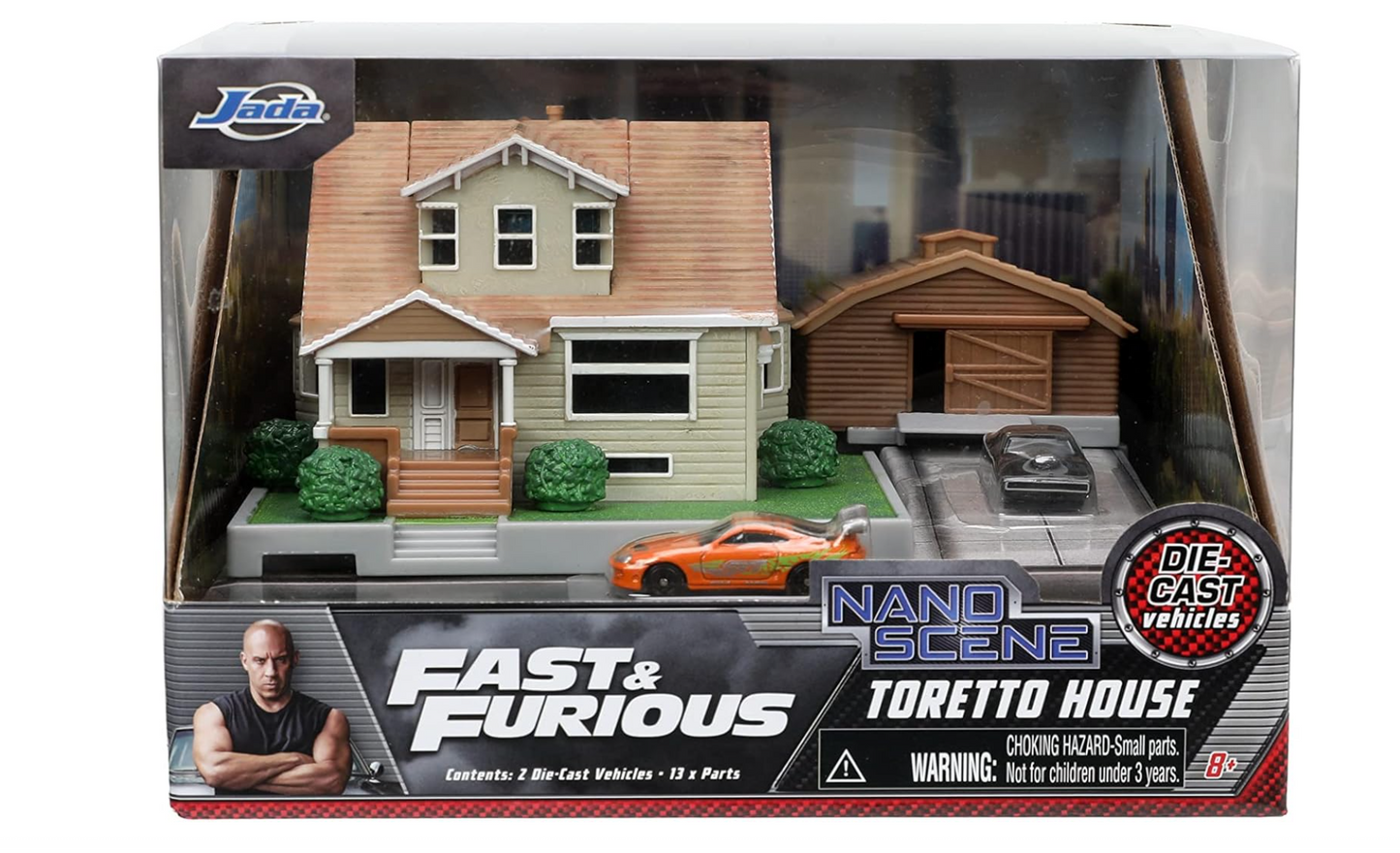 Fast & Furious Nano Hwr Dom's House Diorama
