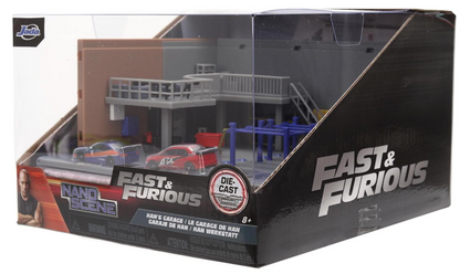 Fast & Furious Nano Scene - Han's Garage (2PC)