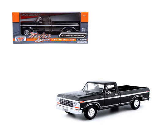 1979 Ford F-150 Custom Black 1:24
