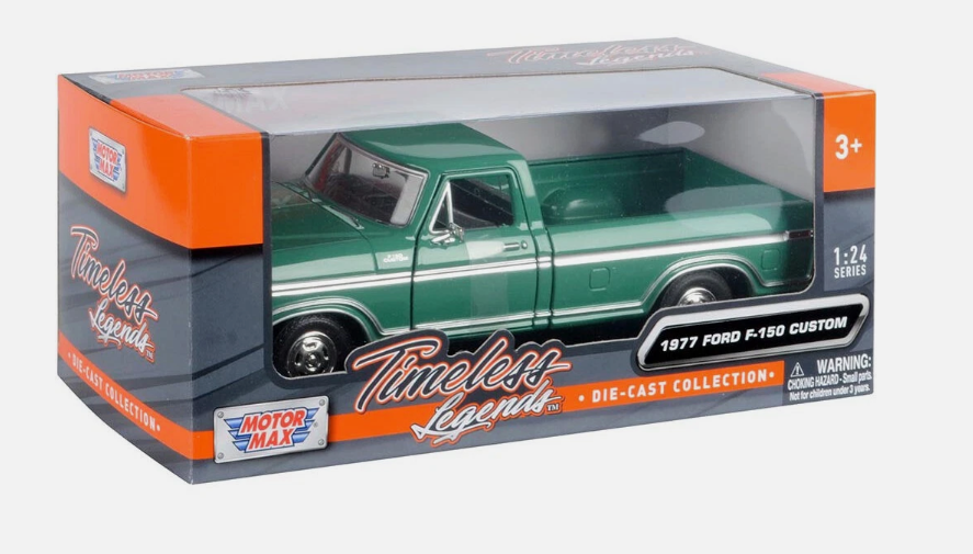 1977 Ford F-150 Custom Green 1:24