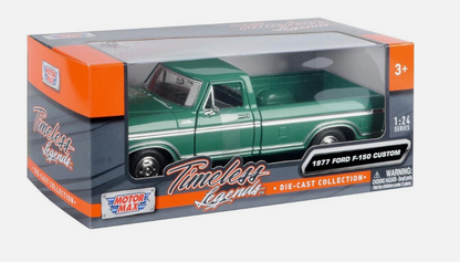 1977 Ford F-150 Custom Green 1:24