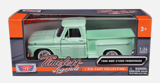 1966 Gmc C1000 Fenderside Light Green 1:24