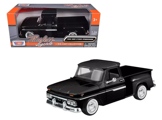 1966 Gmc C1000 Fenderside Black 1:24