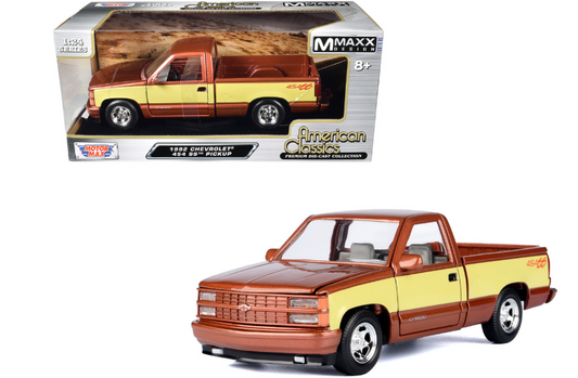 1992 Chevy 454 ss Beige/Gold 1:24