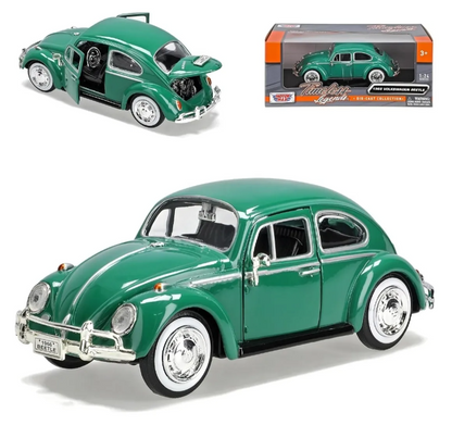 1966 Volkswagen Beetle (Vocho) Green 1:24