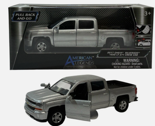 2017 Chevy Silverado Grey 1:43 5"