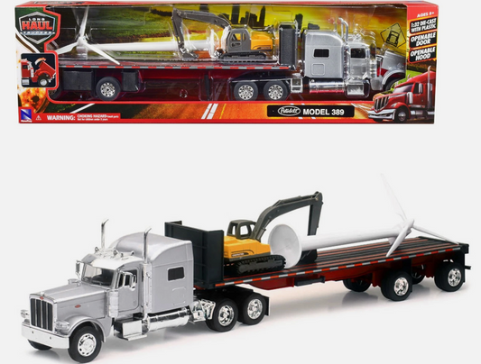 Peterbilt 389 w/ Wind Turbine & Excavator 1:32