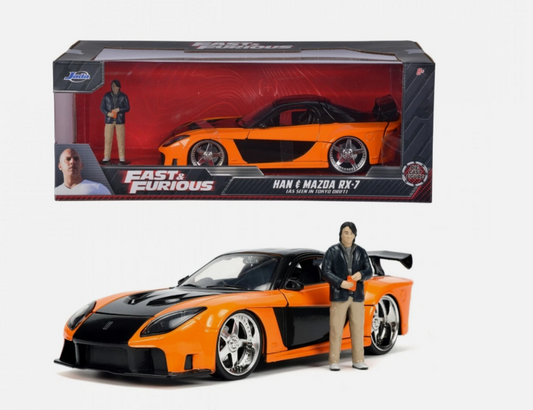 Fast & Furious Mazda Rx7 With Hanz 1:24 Jada