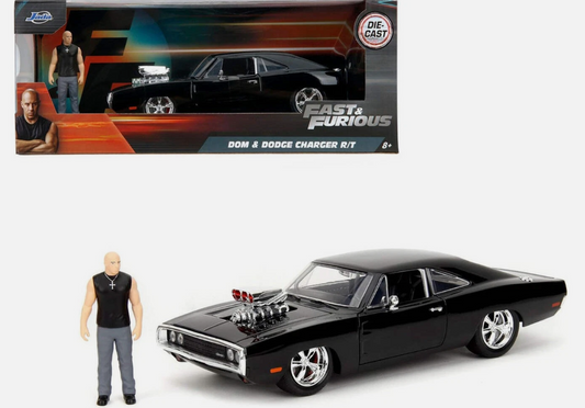Fast & Furious Doms Charger With Dom 1:24 Jada