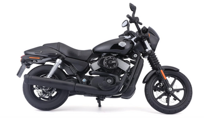 Moto MT 1:12 Harley-Davidson 2015 Street 750 Negra | Motocicleta de Colección
