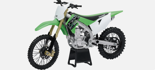 MR Moto 1:12 Kawasaki 2019 KX450F Dirt Bike | Motocicleta Cross de Colección
