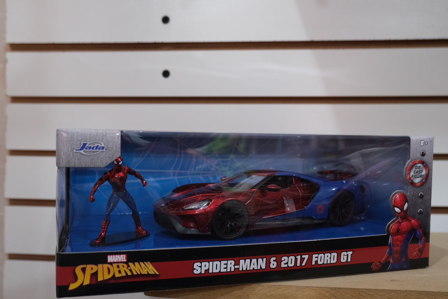 2017 Ford Gt W/Spiderman Jada 1:24