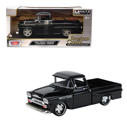 Chevy Apache Black 1958 01:24