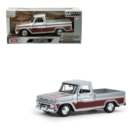 Chevy C10 Silver Orange 1966 01:24