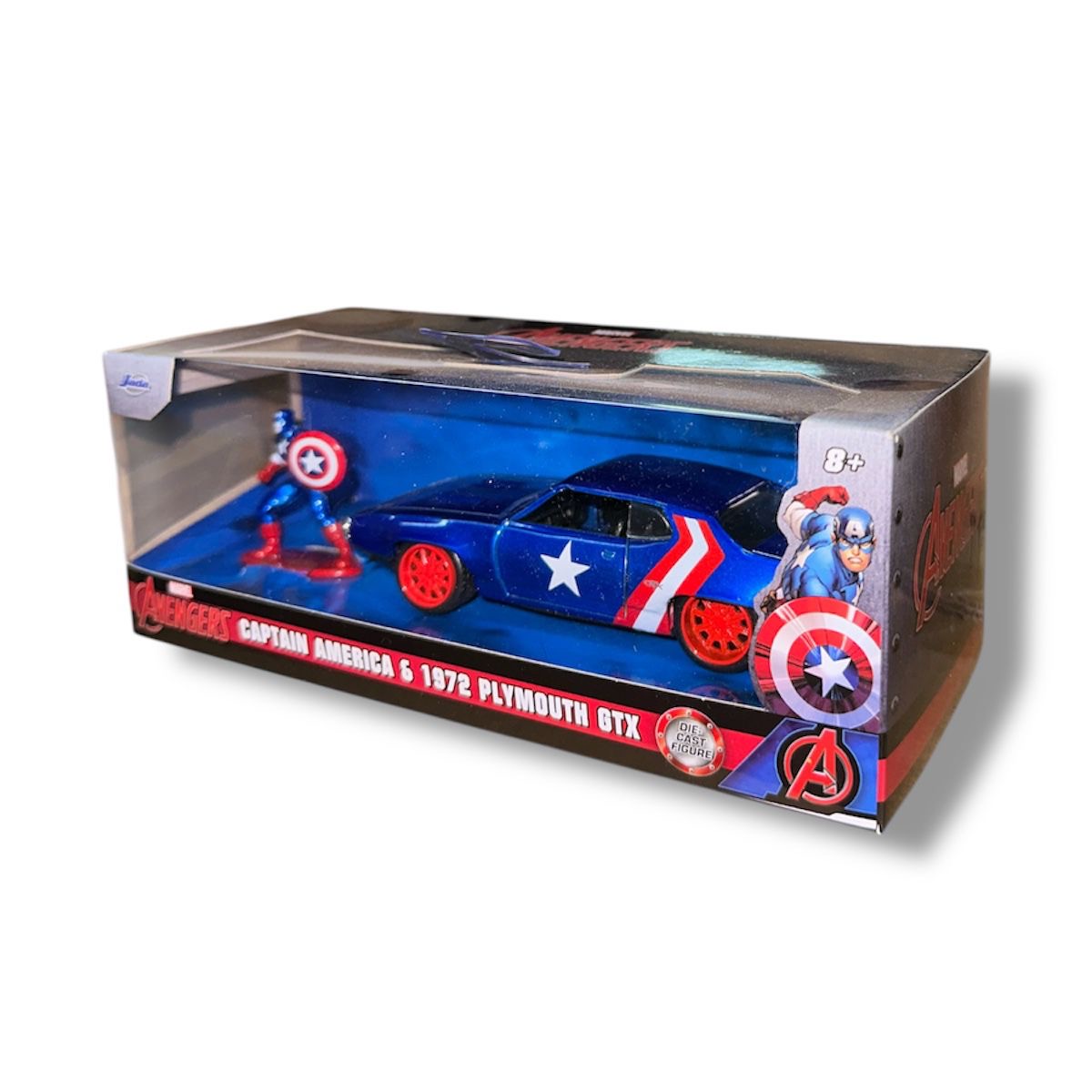 Captain America & 1972 Plymouth Gtx Jada 1:32