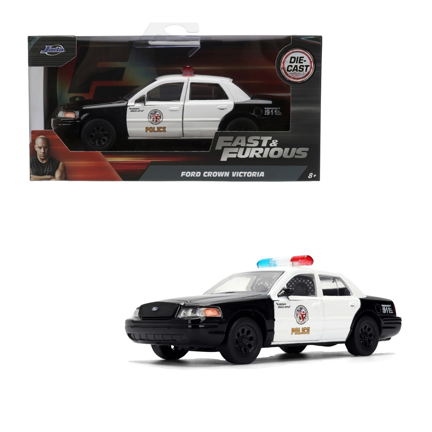 Fast & Furious LAPD Ford Crown Victoria 01:32