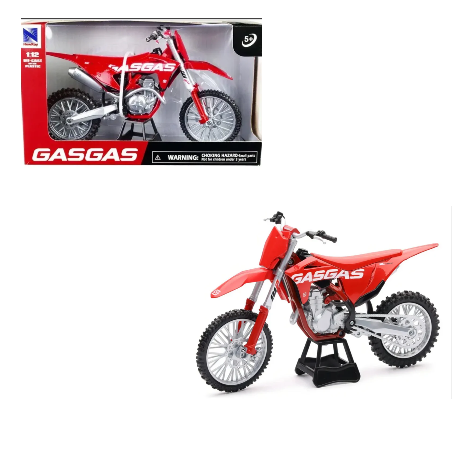 Gas Gas Mc 450 Dirt Bike escala 1:12