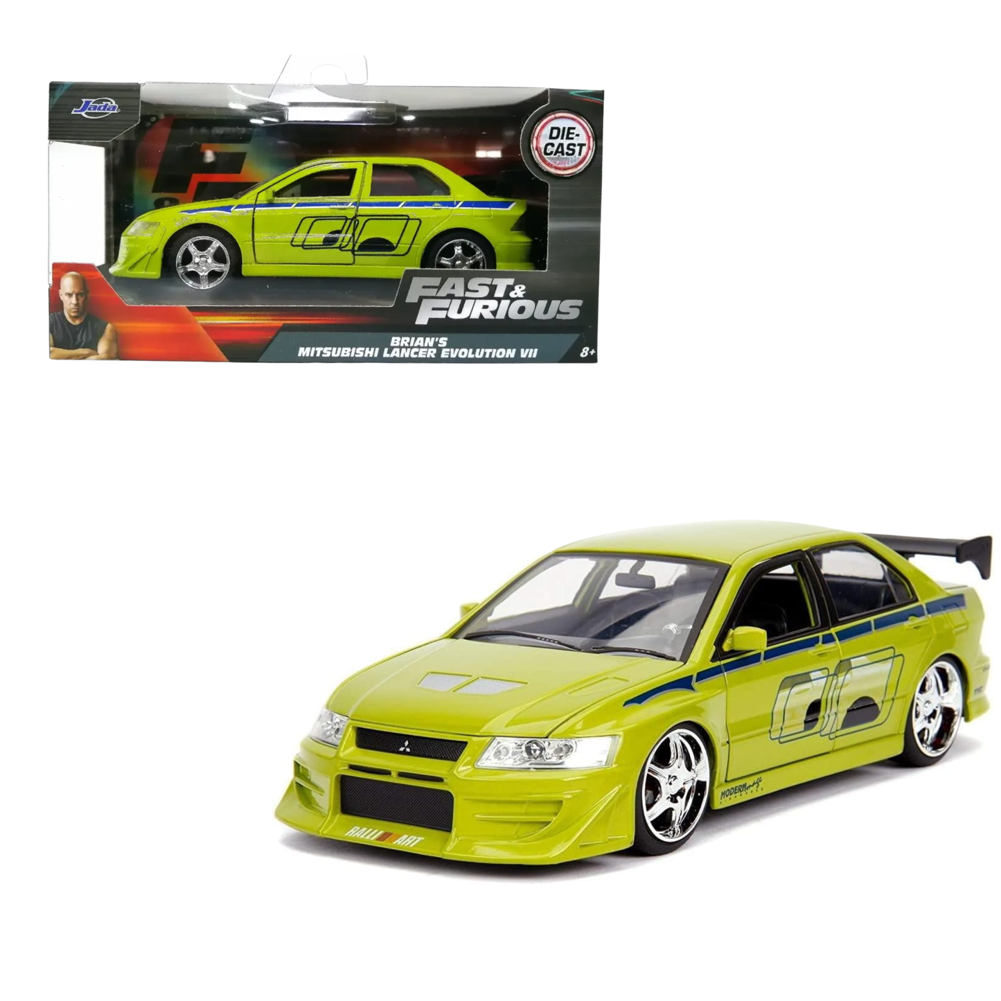 Mitsubishi Lancer Evo 7 Jada 1:32
