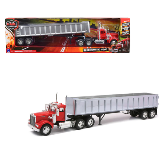 Kenworth W900 Frame Less Dump Tuck Chrome 1:32