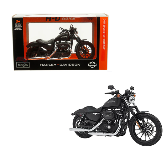 Harley Davidson Sportster 2014 Iron 883 escala 1:12