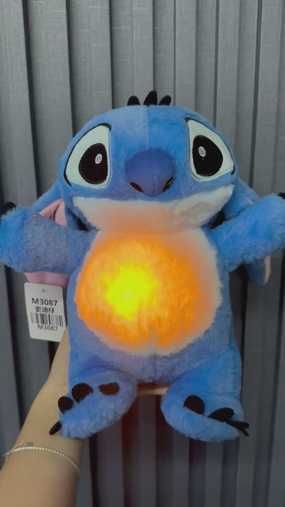 Peluche de Stitch con respiración y luz