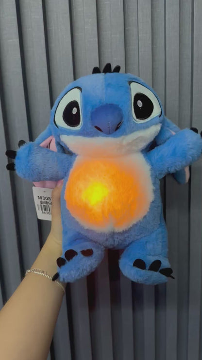 Peluche de Stitch con respiración y luz