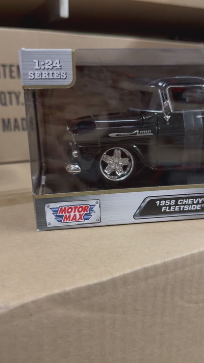 Chevy Apache Black 1958 01:24